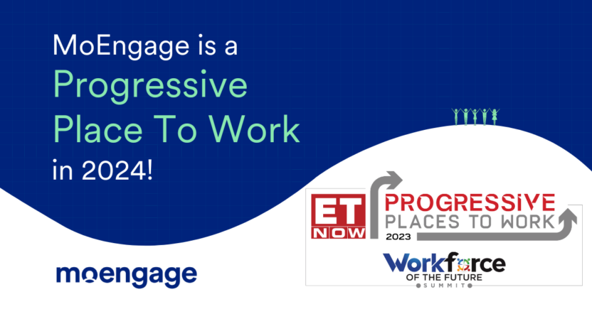 MoEngage Is Recognized As A Progressive Place To Work In 2024 By The Economic Times