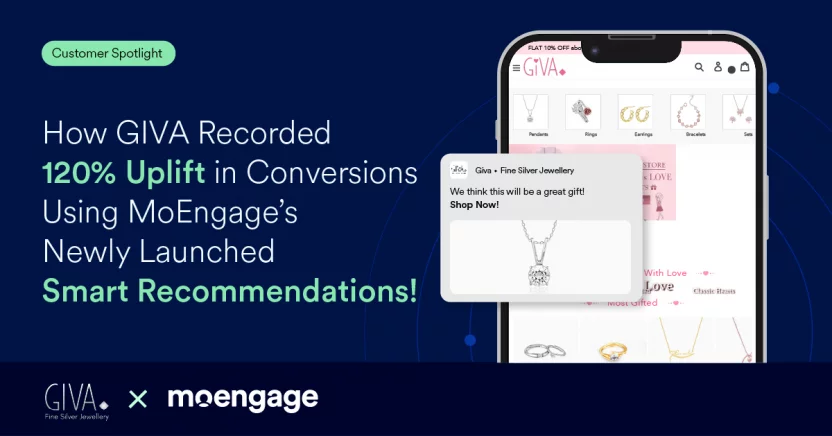 How GIVA Recorded 120% Uplift in Conversions Using MoEngage’s Newly Launched Smart Recommendations! [Customer Spotlight]